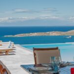 Relax in villas with garden in Paros, where peaceful outdoor spaces meet elegant island architecture.